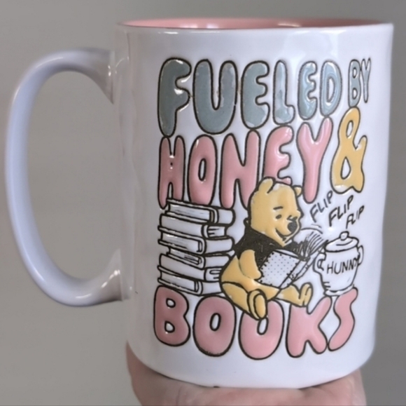 Disney Winnie The Pooh MY WEEKEND IS BOOKED Reading Pooh Bear Mug 🐻📚 - Picture 6 of 6